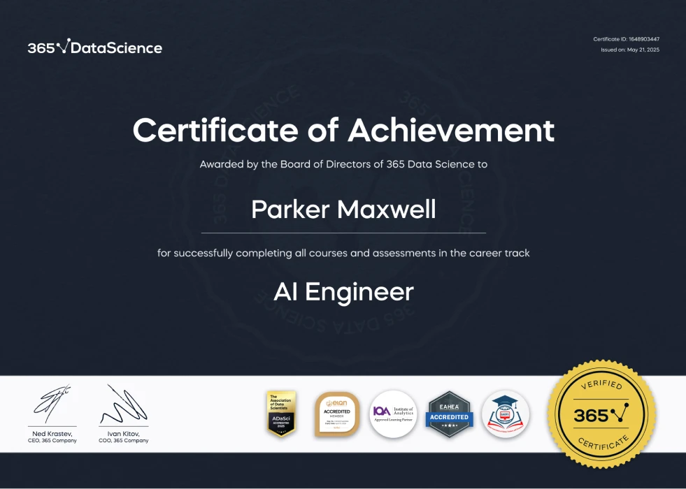 Accredited certificates